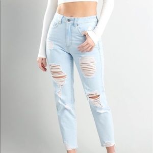 High waisted mom jeans 🦋✨